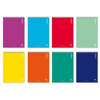 PACSA Bloc Basic tapa cartoncillo 80h cuadricula 4x4 doceavo colores surtidos-IR27 PACSA Bloc Basic tapa cartoncillo 80h cuadricula 4x4 doceavo colores surtidos