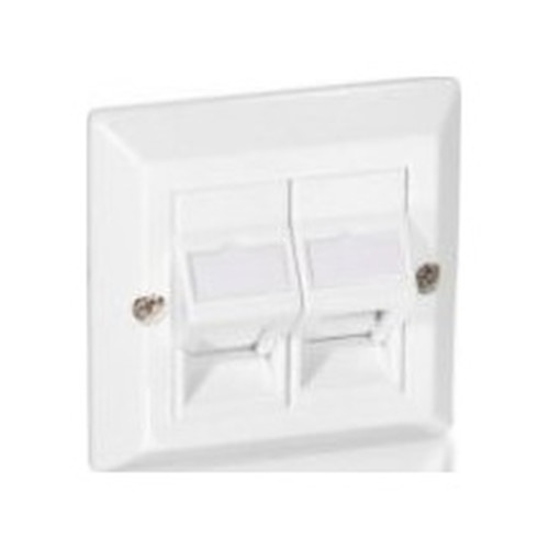 PLACA FRONTAL UNIVERSAL EQUIP ROSETA KEYSTON 2 PUERTOS-SX41 PLACA FRONTAL UNIVERSAL EQUIP ROSETA KEYSTON 2 PUERTOS