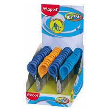 MAPED TIJERAS ESCOLARES SENOFT 13CM COLORES SURTIDOS