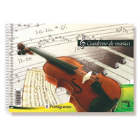 PACSA CUADERNO DE MUSICA 4 PENTAGRAMAS ESPIRAL CUARTO-IR34 PACSA CUADERNO DE MUSICA 4 PENTAGRAMAS ESPIRAL CUARTO