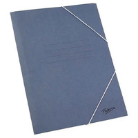 FABRISA Carpeta carton gomas cuarto azul