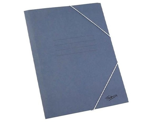 FABRISA Carpeta carton gomas cuarto azul