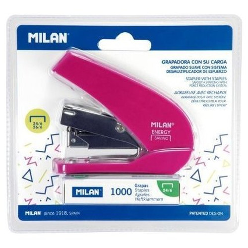 MILAN GRAPADORA COMPACTA ENERGY SAVING BLISTER ROSA-HO29 MILAN GRAPADORA COMPACTA ENERGY SAVING BLISTER ROSA