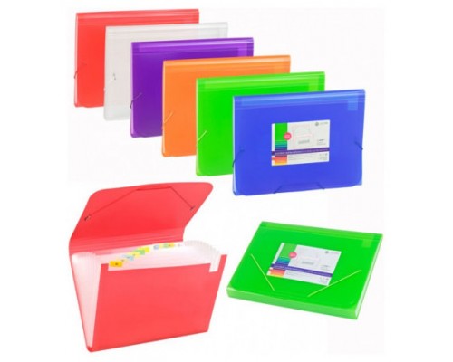 ACORDEON POLIPROPILENO TRASLUCIDO FOLIO 13 DEPARTAMENTOS GOMA VERDE CARCHIVO 1913KF51 (Espera 4 dias)-SX24 ACORDEON POLIPROPILENO TRASLUCIDO FOLIO 13 DEPARTAMENTOS GOMA VERDE CARCHIVO 1913KF51 (Espera 4 dias)