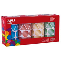 APLI PAQ.4 ROLLOS GOMETS GEOMETRICOS DIAM 20MM COLORES METALIZADOS-IR35 APLI PAQ.4 ROLLOS GOMETS GEOMETRICOS DIAM 20MM COLORES METALIZADOS