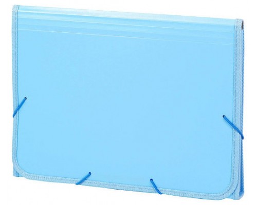 ACORDEON POLIPROPILENO SOFT FOLIO 13 DEPARTAMENTOS RIBETE GOMA AZUL CARCHIVO 19260010 (Espera 4 dias)