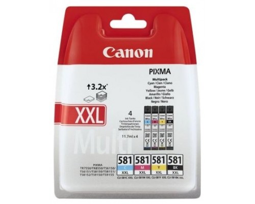 TINTA CANON MULTIPACK CLI581XXL CMYB