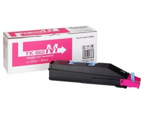 KYOCERA TONER COPIADORA TASKALFA 250CI/300CI MAGENTA TK865M 12.000 PAGINAS