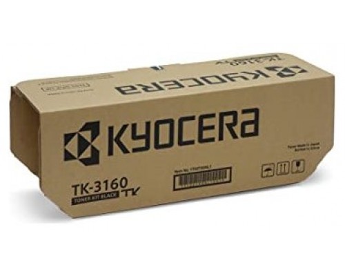 KYOCERA TONER TK3160 NEGRO ECOSYS P3045 12.500 PAGINAS