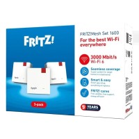 Fritz! Mesh WiFi Set 1600 3-pk Repeater WiFi6