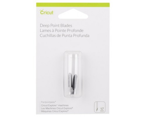 Cricut PC2003535 Set de 2 Lames Coupe Profonde, Plastique, Multicolore, 12 x 8 x 2 cm (Espera 4 dias)