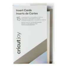 Cricut Insert Cards, Gray/Silver Holographic Tarjeta de felicitación estándar 15 pieza(s) (Espera 4 dias)