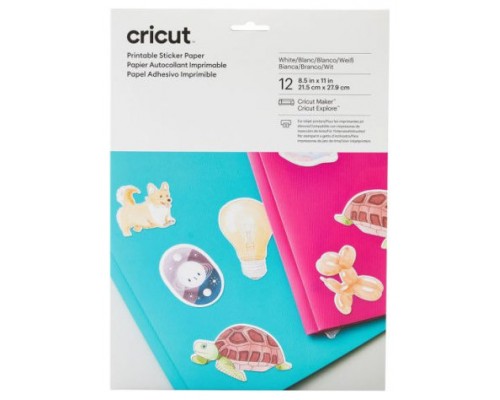 Cricut 2009491 etiqueta decorativa engomada Papel Blanco Desmontable (Espera 4 dias)