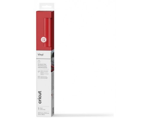 Cricut 2011591 vinilo adhesivo Permanente Rojo Brillante (Espera 4 dias)