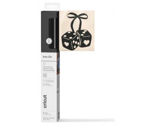 Cricut 2011788 vinilo de transferencia térmica Rollo de vinilo de termotransferencia Vinilo de termotransferencia liso (Espera 4 dias)