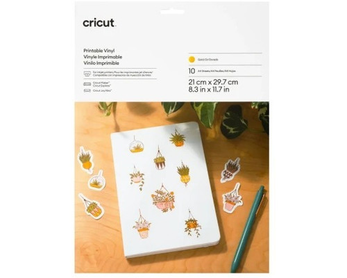 CRICUT PRINTABLE VINYL A4 - 10 (Espera 4 dias)-SX30 CRICUT PRINTABLE VINYL A4 - 10 (Espera 4 dias)