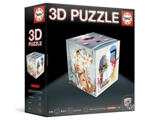 PUZZLE CUBO 3D ANIMALES EDUCA BORRAS 20125 (Espera 4 dias)