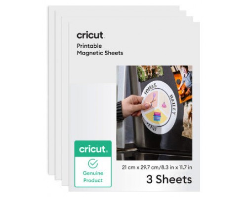 CRICUT PRINTABLE MAGNET SHEETS A4 (3) WHITE (Espera 4 dias)-SX30 CRICUT PRINTABLE MAGNET SHEETS A4 (3) WHITE (Espera 4 dias)
