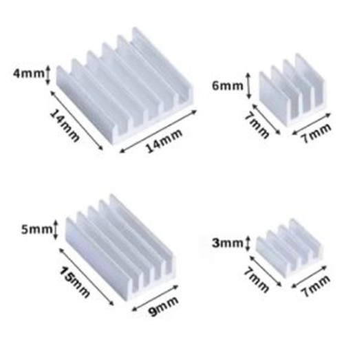 RASPBERRY DISIPADOR, PACK COMPATIBLE PI 4 (Espera 4 dias)-SX23 RASPBERRY DISIPADOR, PACK COMPATIBLE PI 4 (Espera 4 dias)