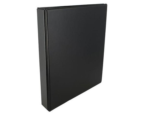 GRAFOPLAS Carpeta PVC 2 anillas 25mm cuarto negro