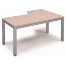 MESA DE OFICINA SERIE EXECUTIVE FORMA L IZQUIERDA 160X120 GRIS / HAYA ROCADA 2053AD01 (Espera 4 dias)