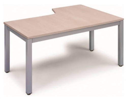 MESA DE OFICINA SERIE EXECUTIVE FORMA L IZQUIERDA 160X120 GRIS / HAYA ROCADA 2053AD01 (Espera 4 dias)