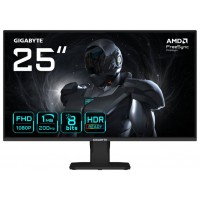 GIGABYTE GS25F2 Monitor Gaming 25" FHD - 1920 x 1080, 200Hz, 1ms, 300 cd/m², Display HDR 10, HDMI 2.0, DisplayPort 1.4 (Espera 4 dias)