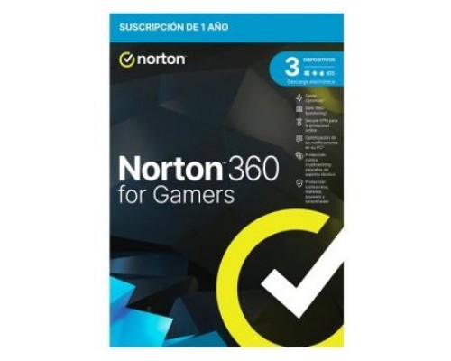 Norton 360 For Gamers 50gb Es 1 User 3 Device 12mo