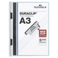 Durable Dosier con clip Duraclip - PVC - A3 - 60 hojas - Color azul-IR39 Durable Dosier con clip Duraclip - PVC - A3 - 60 hojas - Color azul