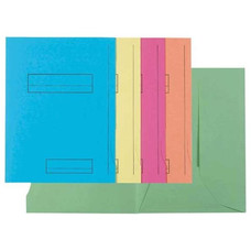 EXACOMPTA Paq.50 subcarpetas 3 solapas 210g 5 colores surtidos