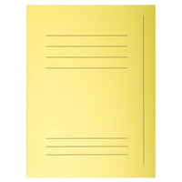 EXACOMPTA Paq.50 subcarpetas 3 solapas 210g amarillo canario