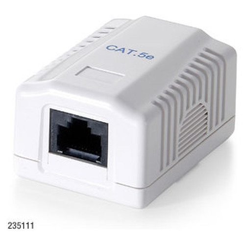 Equip 235111, RJ-45, 5e, Blanco, 39 mm, 29,5 mm, 54 mm