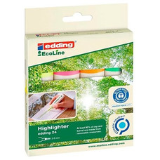 EDDING Paq.4 marcadores fluorescentes Ecoline 24 colores surtidos
