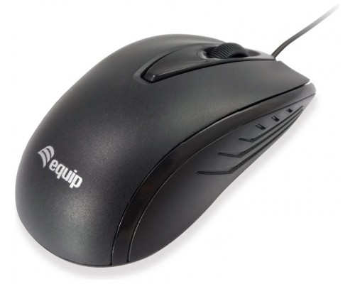 Mouse Equip Compact Life Optico Negro Usb 1000dpi