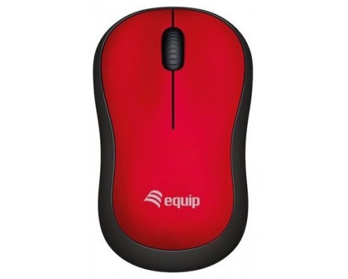 Mouse Equip Wireless Comfort Mouse 1200dpi Color Rojo