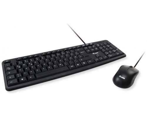 Combo Teclado + Mouse Usb Equip Life Color Negro