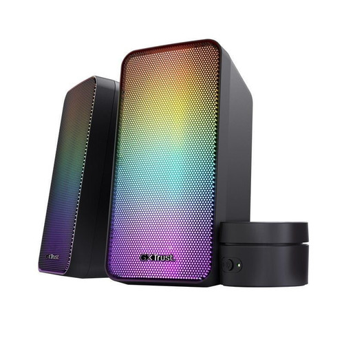 ALTAVOCES 2.0 TRUST 2.0 WEZZ RGB 6W RMS 12W MAX USB