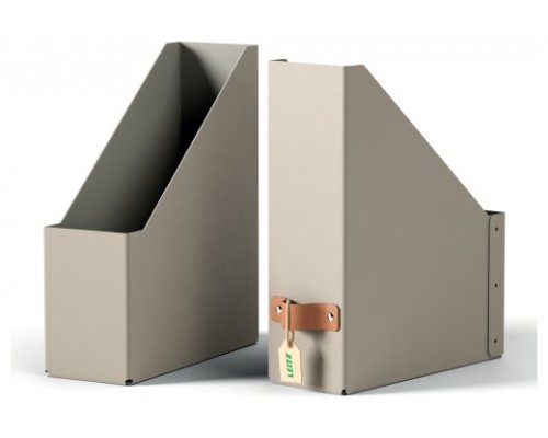 PACK 2 REVISTEROS DE CARTÓN COLOR BEIGE LEITZ 24710012 (Espera 4 dias)