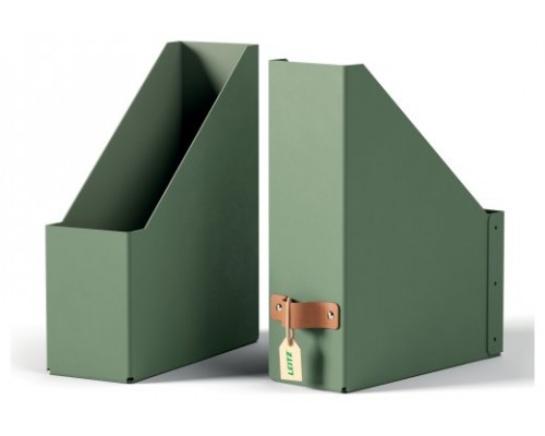 PACK 2 REVISTEROS DE CARTÓN COLOR VERDE LEITZ 24710050 (Espera 4 dias)