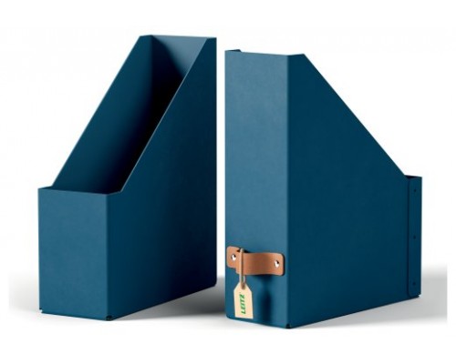PACK 2 REVISTEROS DE CARTÓN COLOR AZUL LEITZ 24710068 (Espera 4 dias)