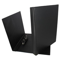 GRAFOPLAS Carpeta PVC 2 anillas 25mm folio negro-IR41 GRAFOPLAS Carpeta PVC 2 anillas 25mm folio negro