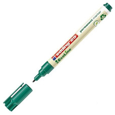 EDDING Marcador permanente EcoLine 25 punta conica 1mm verde