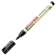 EDDING Marcador permanente EcoLine 25 punta conica 1mm negro