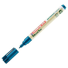 EDDING Marcador permanente EcoLine 25 punta conica 1mm azul