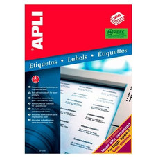 APLI C.500 etiquetas impresora laser 210x148mm-IR25 APLI C.500 etiquetas impresora laser 210x148mm