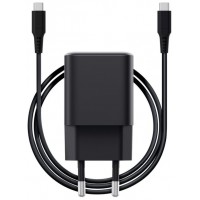 CARGADOR PARED/VIAJE USB-C 65W + CABLE USB-C ULTRARREDUCIDO 2 M MAXO NEGRO TRUST (Espera 4 dias)