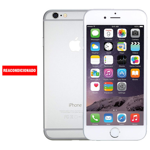 APPLE iPHONE 6 64 GB SILVER REACONDICIONADO GRADO B (Espera 4 dias)