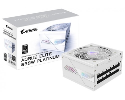 FUENTES DE ALIMENTACION GIGABYTE PLATINIUM AORUS ELITE 850W ICE ATX BLANCO