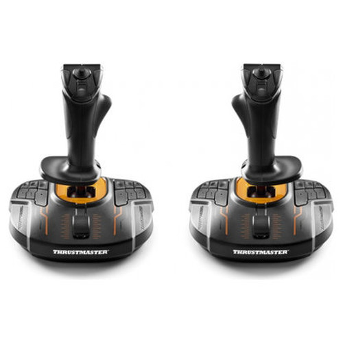 Thrustmaster T.16000M FCS SPACE SIM DUO Negro, Naranja USB Palanca de mando Anal&oacute;gico/Digital PC (Espera 4 dias)