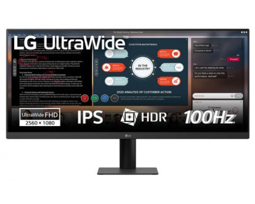 LG 29U511A-B pantalla para PC 73,7 cm (29") 2560 x 1080 Pixeles WFHD LCD Negro (Espera 4 dias)
